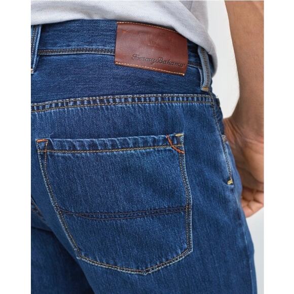 NWT Tommy Bahama Coastal Island Straight Leg Jeans Men's 40x38 Medium Wash - Picture 3 of 11